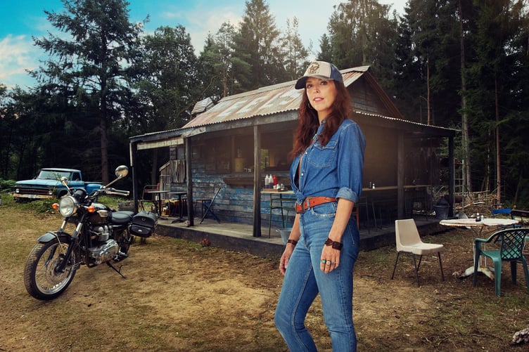 Pictured: Bridget Christie as LINDA