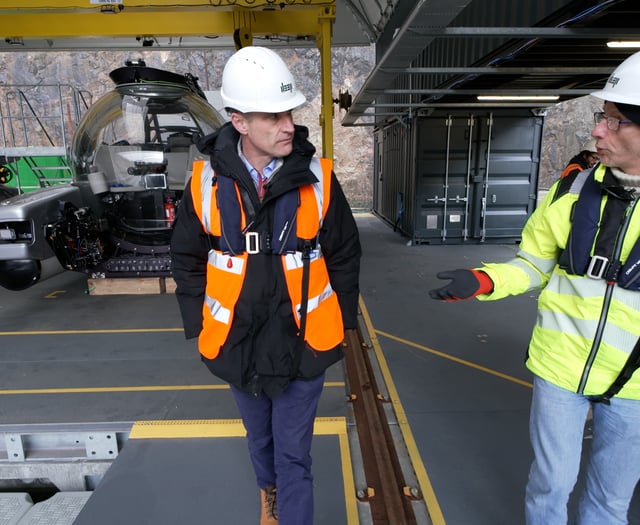 Oceans research in Forest quarry featured on CNN