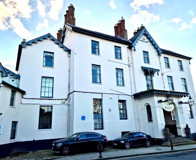 Jaguar car blaze tackled in hotel car park