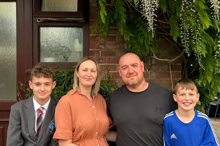 Richard Wellington, Lydney and family