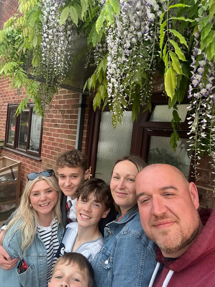 Richard Wellington family and friends