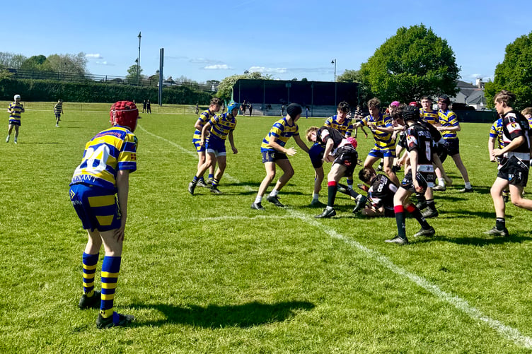 Action from a game at Monfest, where 117 teams took part