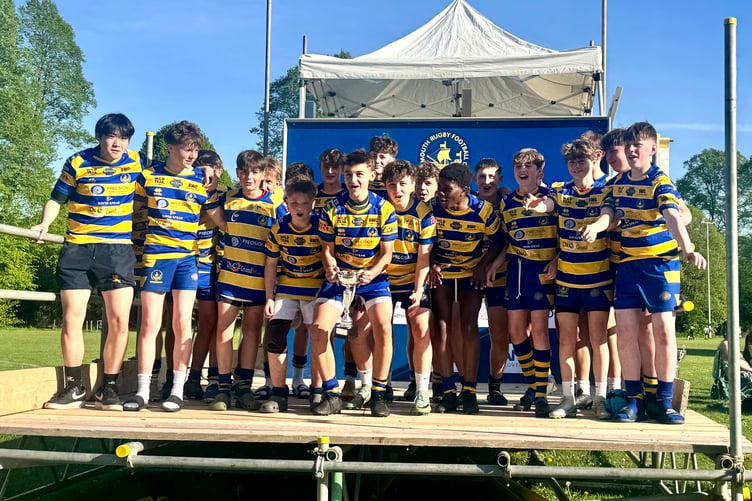 Monmouth's U14 Wasps lifted the Cup