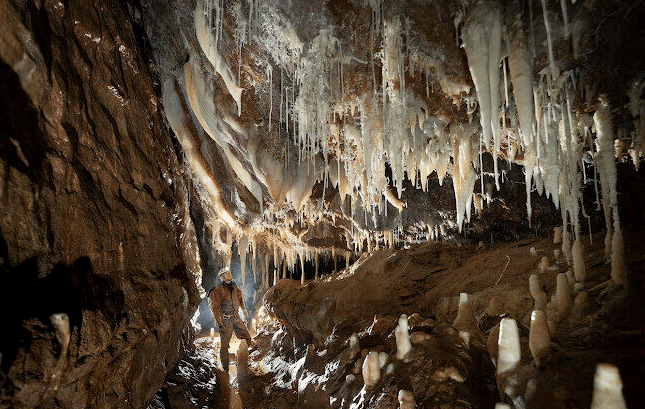 Cave system discovery under English Bicknor reveals 10km network ...