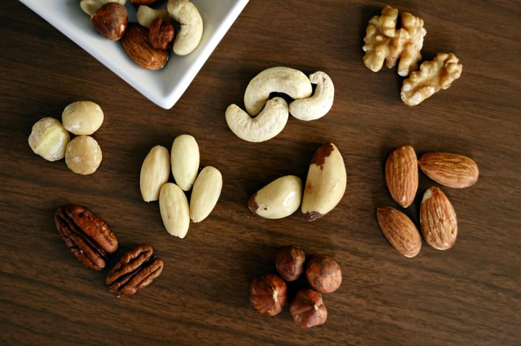 Variety of nuts 