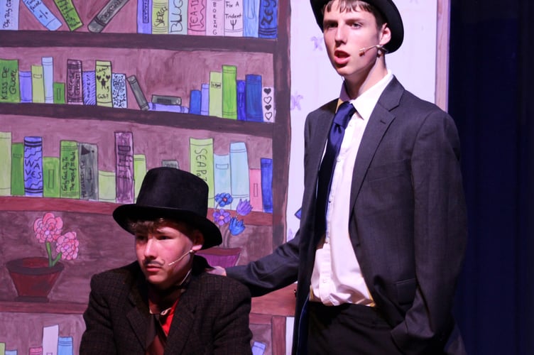 The Chairman of the Bank played by Cody Saunders discusses Mr Banks’ professional troubles