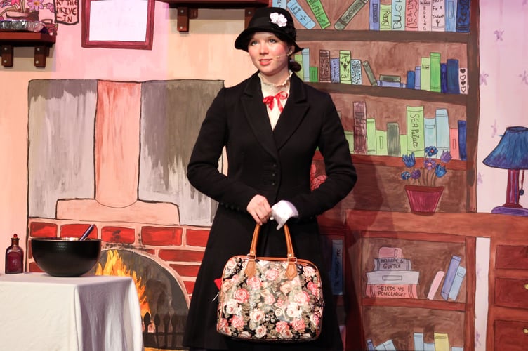 ‘Practically Perfect’ in every way– April Donoghue as Mary Poppins