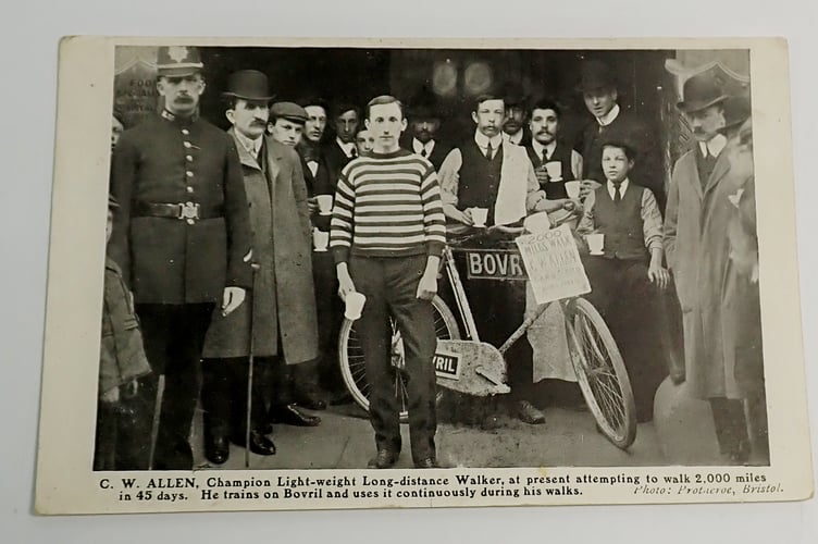Bovril Long Distance Walker Postcard