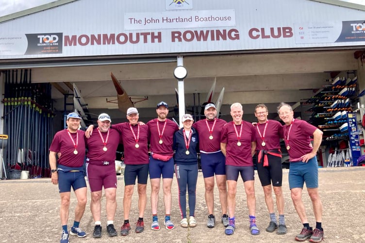 The Monmouth RC masters reunion 8 won the sprint Open 8s