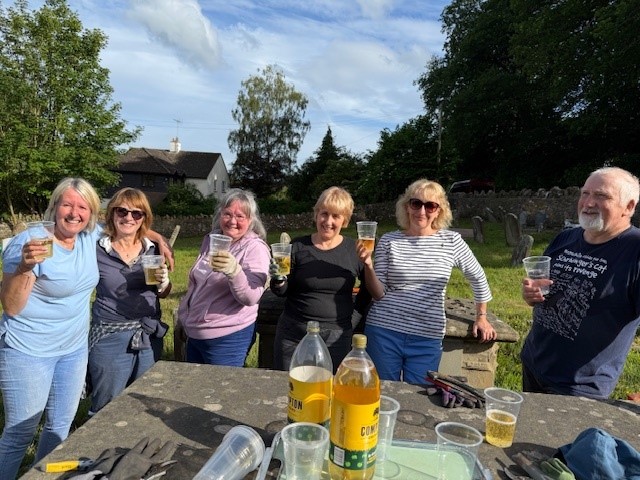 All Saints church yard revitalised by volunteers