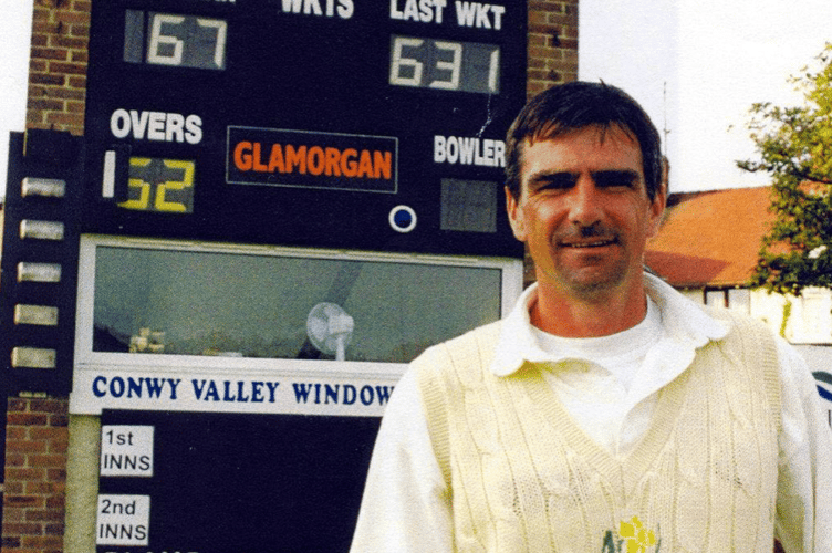 Former Glamorgan cricket star Steve James