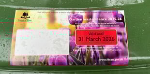Forest council aware of garden waste stickers fading