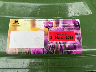 Forest council aware of garden waste stickers fading