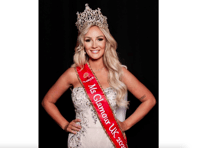 'Cam girl' Emily rejected by Miss GB wins top beauty pageant