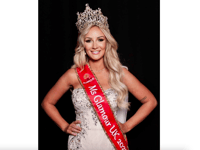 'Cam girl' Emily rejected by Miss GB wins top beauty pageant