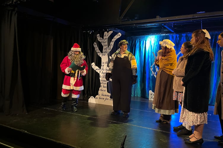 Santa (Keith Weight) returns Christmas to Narnia.
