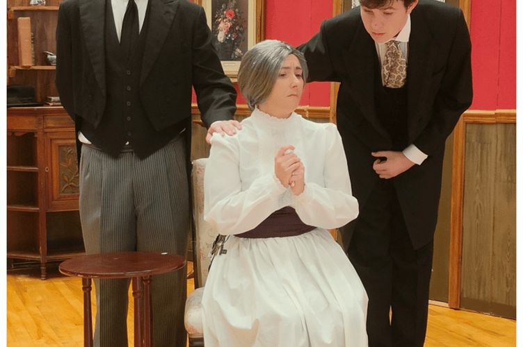 Barrymore, Mrs Barrymore and Sherlock Holmes