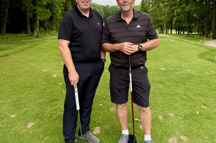Keith Flitton and Paul Dobbs won the George Griffiths Greensomes stableford