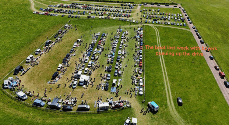 Monmouth Show ground car boot