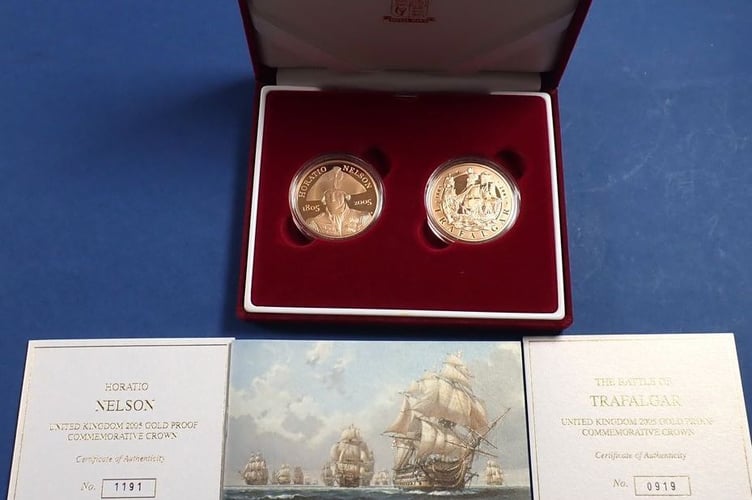 Nelson commemorative coin set