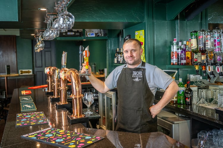 Head chef Richard Jenkins in the All About Burgers restaurant