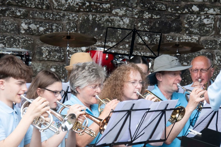 Lydney Training Band played a selection based on music from the first Pirates of the Caribbean film.