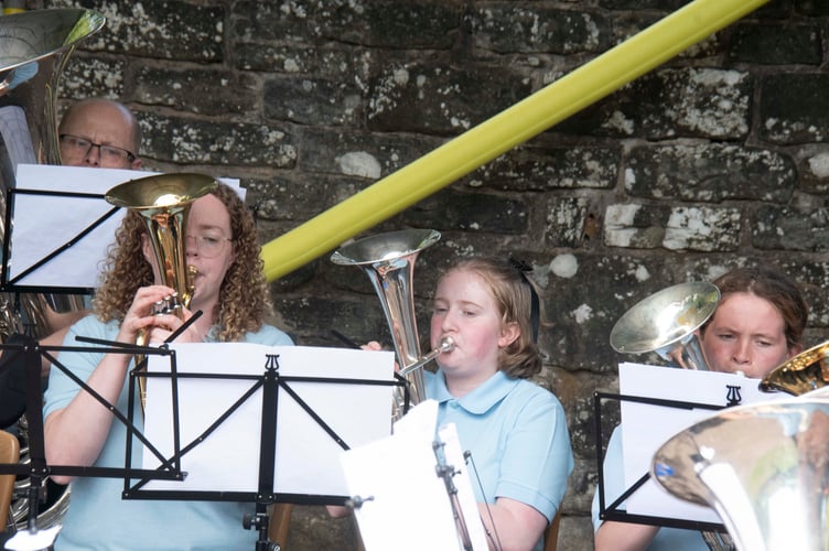 Is This the Way to Amarillo played by Lydney Training Band.