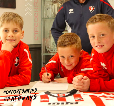 Local trio join Cheltenham Town Academy