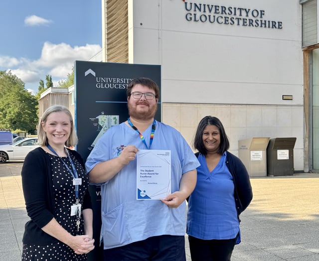 Gloucestershire student wins NHS nursing award