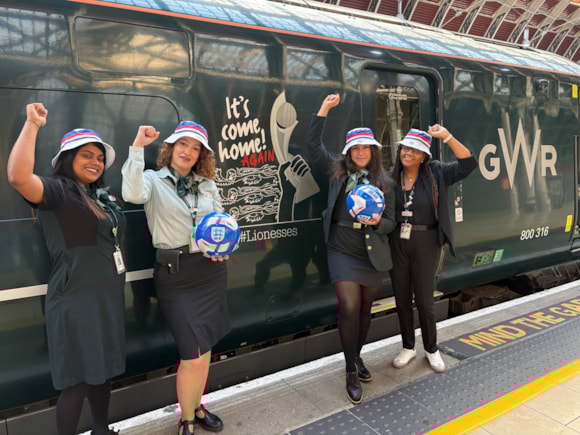 GWR's special tribute to Lionesses' Euro 2025 win