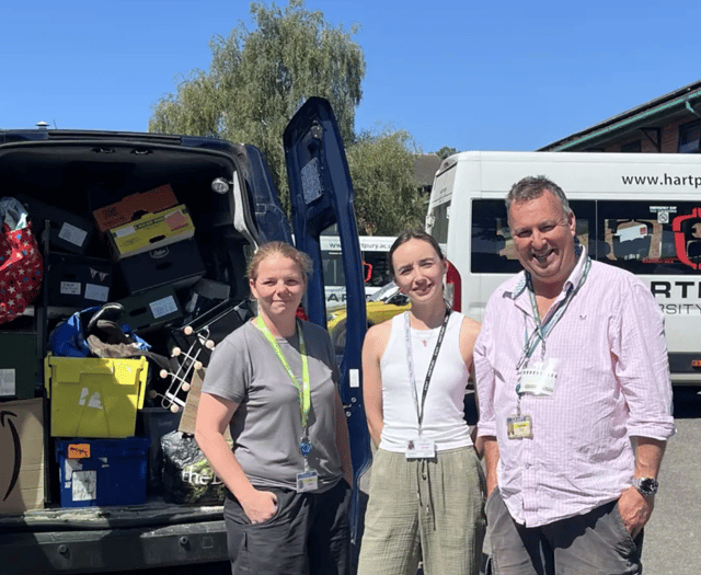 Hartpury students' generosity praised