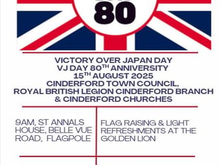 Cinderford Town to mark 80th anniversary of VJ Day