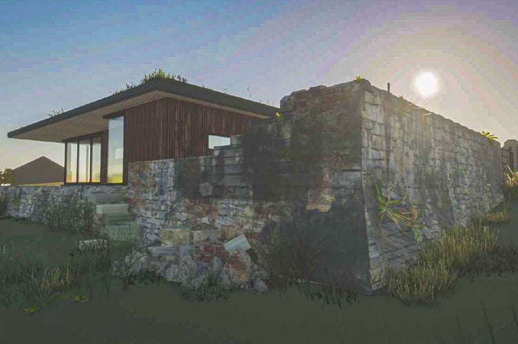 How the proposed house would have looked.