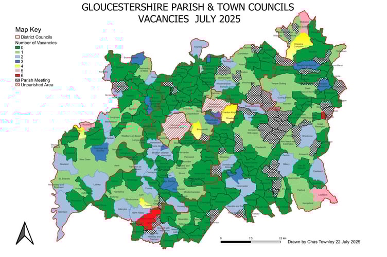 Map - council vacancies
