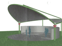 Scarr Bandstand's new roof project begins