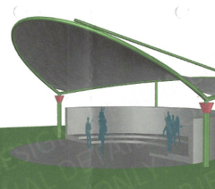 Scarr Bandstand's new roof project begins