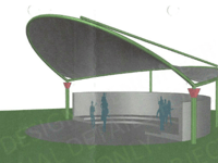 Scarr Bandstand's new roof project begins