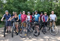 Councillors join cyclists to take on the Newent Loop