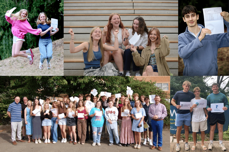 Students from across the area have today received their A-level results