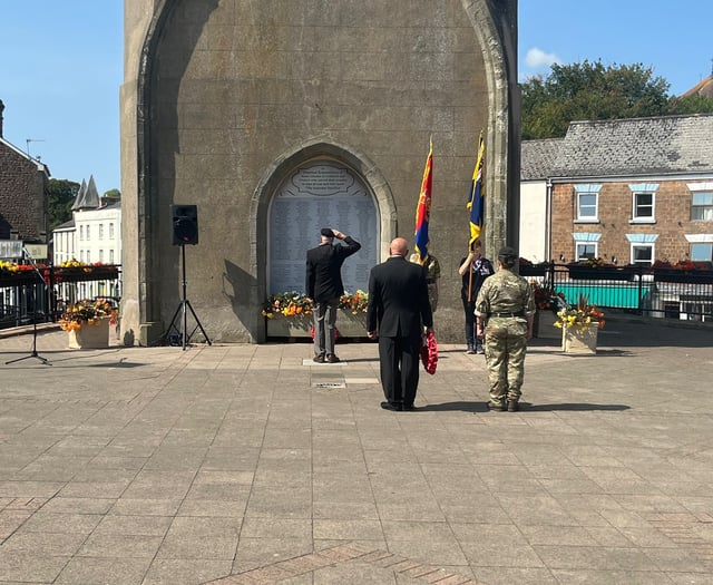 Coleford marks VJ Day anniversary