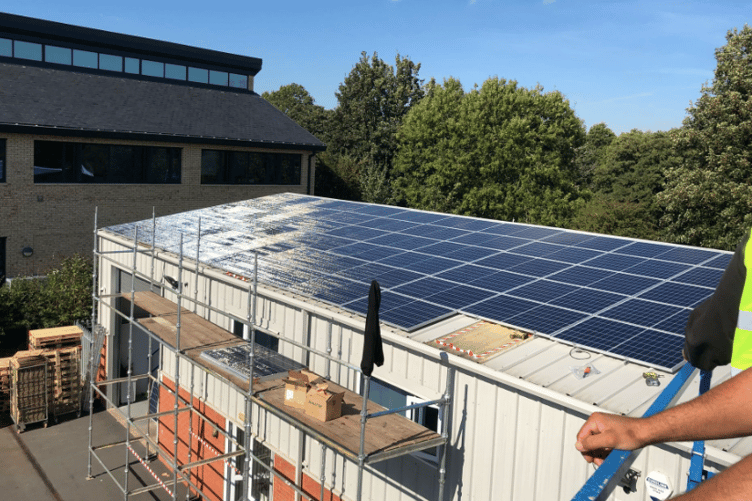 Solar Panels at Maix Vending