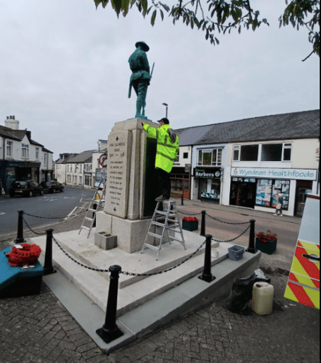 Cinderford’s War Memorial restoration