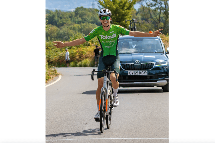 Harley Widdowson won Stage 3 of the Junior Race of South Wales