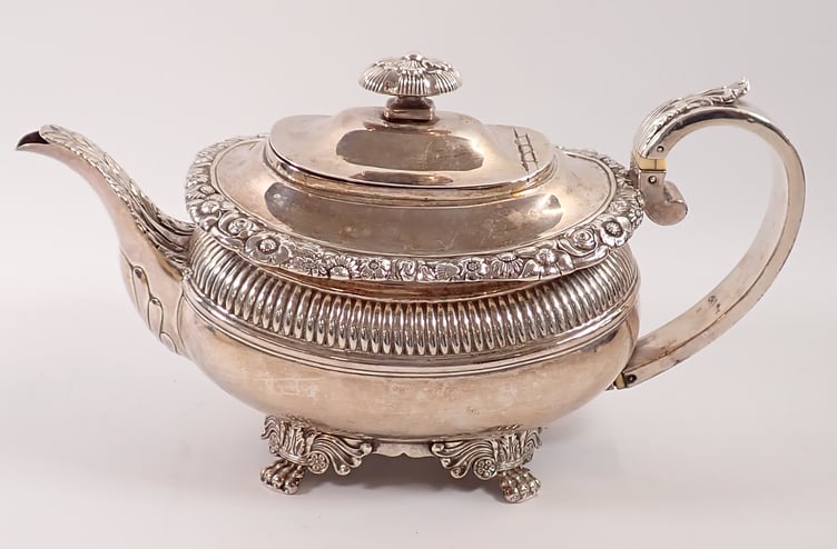 Regency Silver Teapot