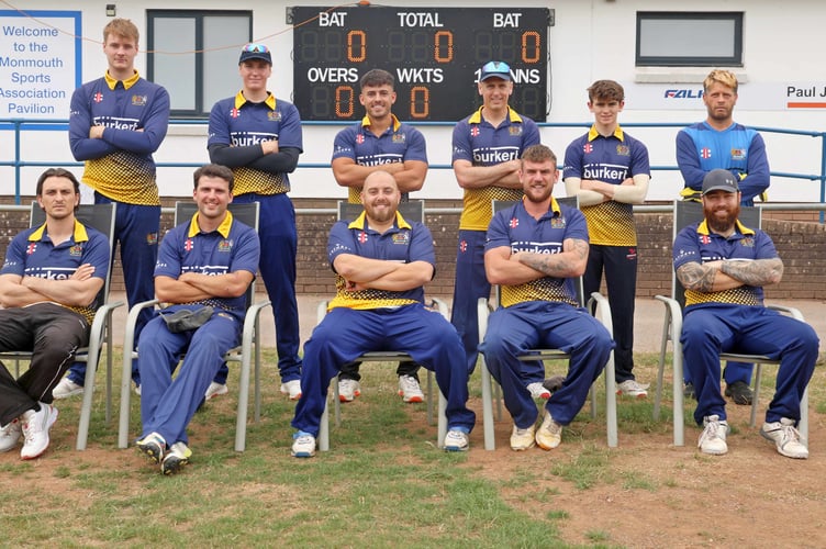 Monmouth CC 1st XI secured the club’s fifth league title . Photo: Gareth Roberts
