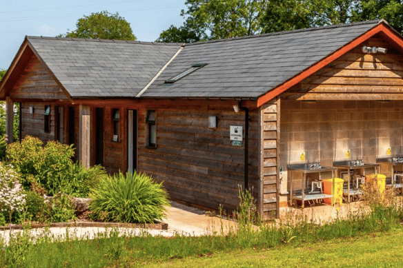 Modern toilets, showers and dishwashing areas for all guests.