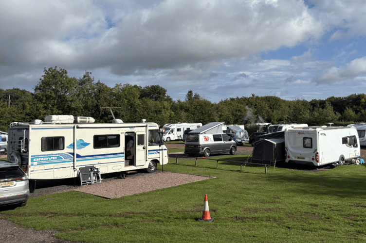 Greenacres Campsite at its busiest.