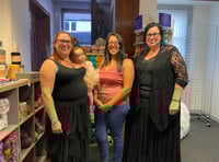 Busy grand reopening for Lydney's Nanny B's