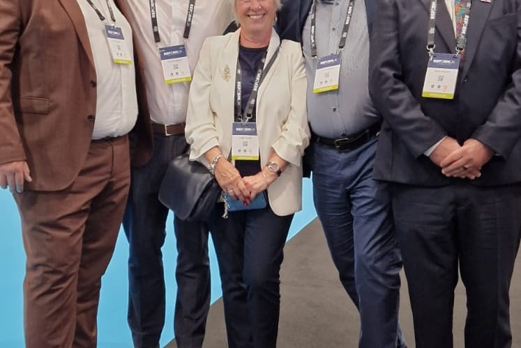 Councillors Piers Camp, Ray Donoghue, Leigh Challis, Stuart Graham and Mark Howard at the Reform party conference.