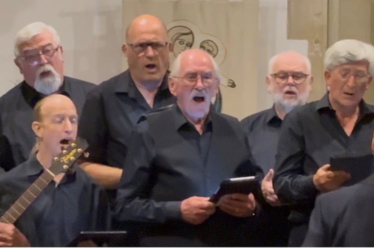 Singers of Drybrook Male Voice Choir.